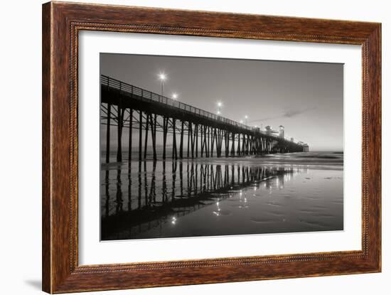 Pier Night 2-Lee Peterson-Framed Photographic Print