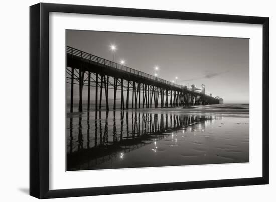 Pier Night 2-Lee Peterson-Framed Photographic Print