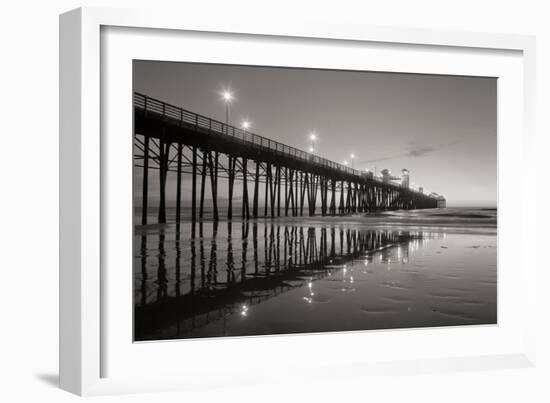 Pier Night 2-Lee Peterson-Framed Photographic Print