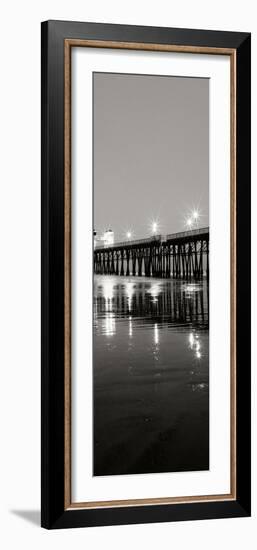 Pier Night Panel I-Lee Peterson-Framed Photographic Print