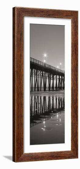 Pier Night Panel II-Lee Peterson-Framed Photographic Print