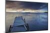 Pier on Isla del Sol (Island of the Sun) at Dawn, Lake Titicaca, Bolivia, South America-Ian Trower-Mounted Photographic Print