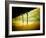 Pier over Calm Waters and Golden Sand-Jan Lakey-Framed Photographic Print