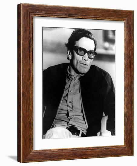 Pier Paolo Pasolini, May 1975-null-Framed Photographic Print