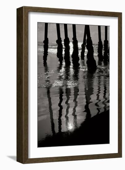 Pier Pilings 9-Lee Peterson-Framed Photographic Print
