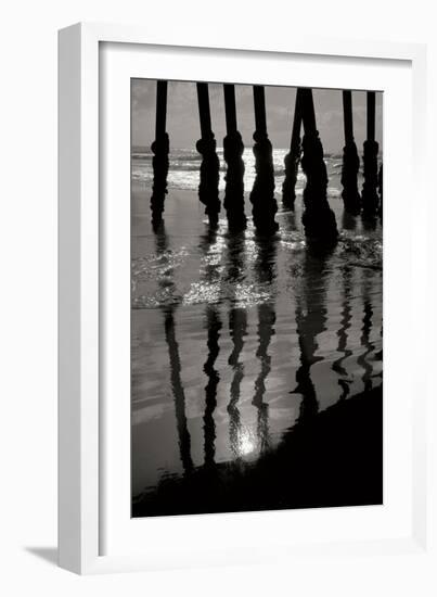 Pier Pilings 9-Lee Peterson-Framed Photographic Print