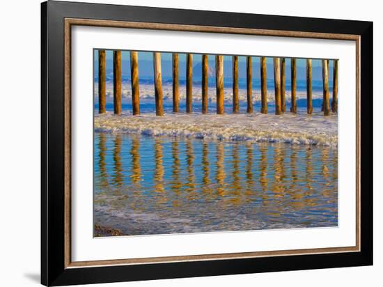 Pier Reflections I-Lee Peterson-Framed Photo