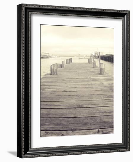 Pier View I-Jairo Rodriguez-Framed Photographic Print