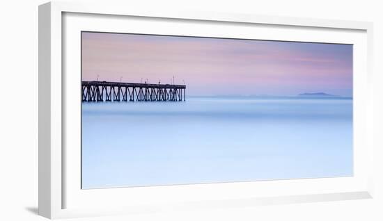 Pier View to The Islands-Chris Moyer-Framed Photographic Print