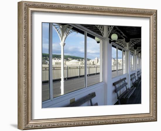 Pier, Weston-Super-Mare, Somerset, England, United Kingdom-Julia Bayne-Framed Photographic Print