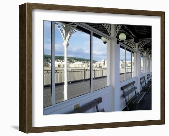 Pier, Weston-Super-Mare, Somerset, England, United Kingdom-Julia Bayne-Framed Photographic Print