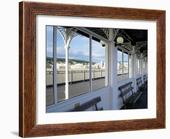 Pier, Weston-Super-Mare, Somerset, England, United Kingdom-Julia Bayne-Framed Photographic Print