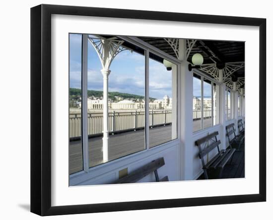 Pier, Weston-Super-Mare, Somerset, England, United Kingdom-Julia Bayne-Framed Photographic Print
