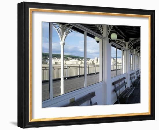 Pier, Weston-Super-Mare, Somerset, England, United Kingdom-Julia Bayne-Framed Photographic Print