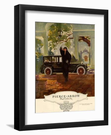 Pierce-Arrow, Magazine Advertisement, USA, 1920-null-Framed Giclee Print