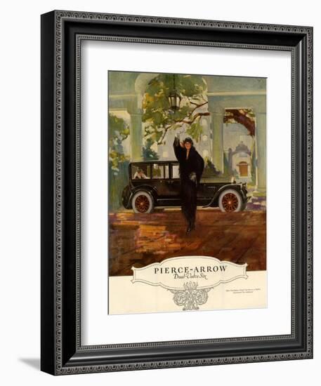 Pierce-Arrow, Magazine Advertisement, USA, 1920-null-Framed Giclee Print