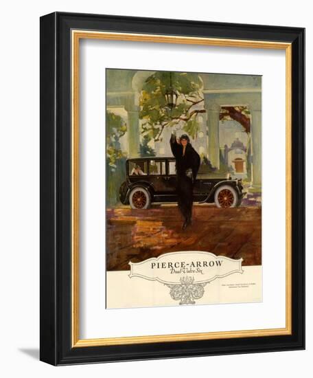 Pierce-Arrow, Magazine Advertisement, USA, 1920-null-Framed Giclee Print