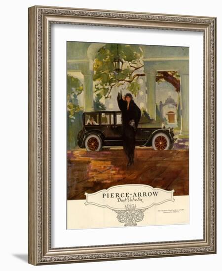 Pierce-Arrow, Magazine Advertisement, USA, 1920-null-Framed Giclee Print