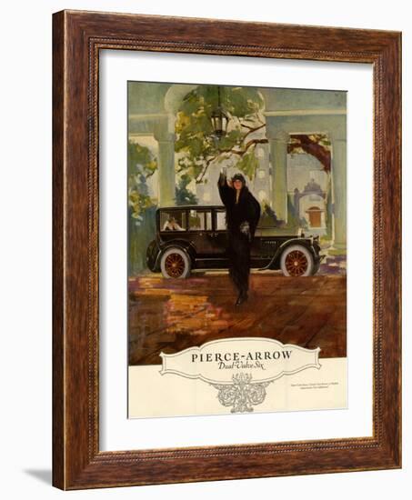 Pierce-Arrow, Magazine Advertisement, USA, 1920-null-Framed Giclee Print