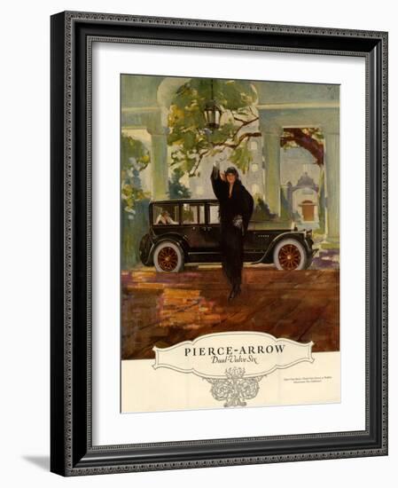 Pierce-Arrow, Magazine Advertisement, USA, 1920-null-Framed Giclee Print