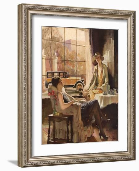 Pierce-Arrow, Magazine Advertisement , USA, 1920-null-Framed Giclee Print