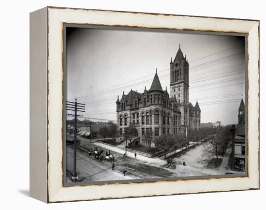 Pierce County Courthouse, Tacoma (1907)-Ashael Curtis-Framed Premier Image Canvas