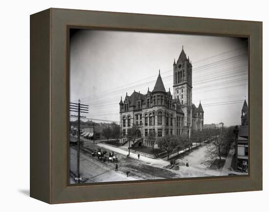 Pierce County Courthouse, Tacoma (1907)-Ashael Curtis-Framed Premier Image Canvas