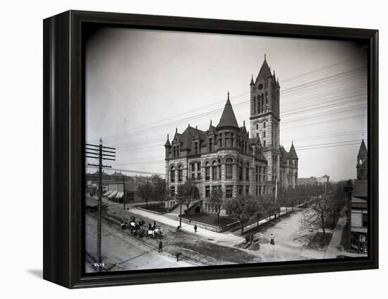 Pierce County Courthouse, Tacoma (1907)-Ashael Curtis-Framed Premier Image Canvas
