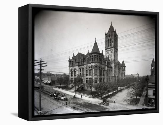 Pierce County Courthouse, Tacoma (1907)-Ashael Curtis-Framed Premier Image Canvas