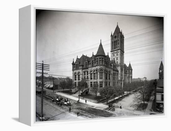 Pierce County Courthouse, Tacoma (1907)-Ashael Curtis-Framed Premier Image Canvas