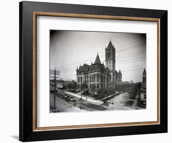 Pierce County Courthouse, Tacoma (1907)-Ashael Curtis-Framed Giclee Print