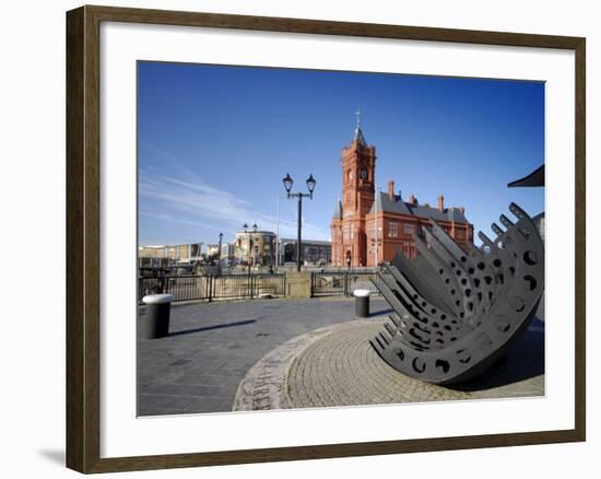 Pierhead Building, Cardiff Bay, Cardiff, Wales-Alan Copson-Framed Photographic Print