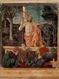 The Legend of the Cross, Adoration of the Holy Wood and Meeting of Solomon and Queen of Sheba-Piero della Francesca-Premier Image Canvas