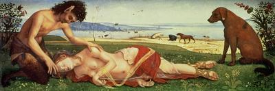 A Satyr Mourning over a Nymph c.1495-Piero di Cosimo-Giclee Print
