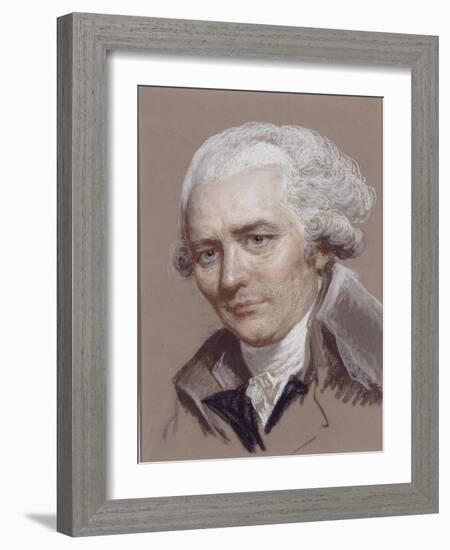 Pierre-Ambroise-François Choderlos de Laclos (1741-1803), écrivain-Joseph Ducreux-Framed Giclee Print