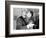 Pierre and Claude Brasseur Kissing-Marcel Begoin-Framed Photographic Print