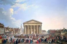 Ceremony at the New Church of St Genevieve, 1765-Pierre Antoine De Machy-Giclee Print