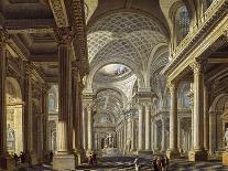 View of the Louvre, C1743-1807-Pierre Antoine De Machy-Giclee Print