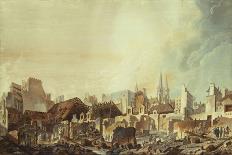 Vue des ruines de la foire Saint-Germain-Pierre-Antoine Demachy-Giclee Print