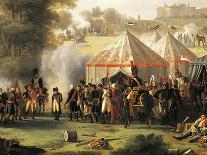 Napoleon's Encampment at Castle Abersberg, May 4, 1809-Pierre Antoine Mongin-Giclee Print