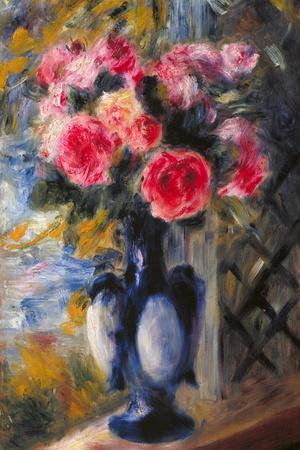 Roses in a vase – Pierre Auguste Renoir – Tokyo Gallery by