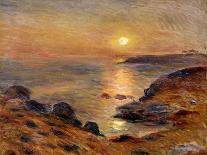 The Setting of the Sun at Douarnenez; Couche De Soleil a Douarnenez, 1883-Pierre-Auguste Renoir-Giclee Print