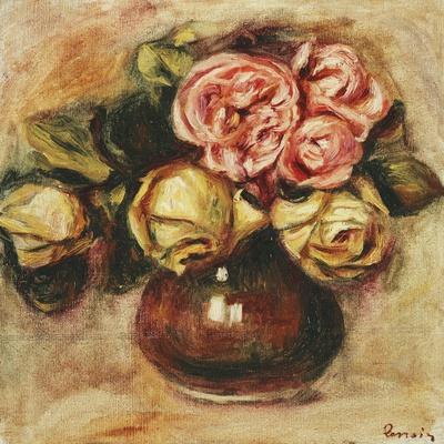 2025-25 秋冬新作  ハイブランドの Pierre-Auguste Renoir Roses Wall Art: Prints, Paintings 絵画