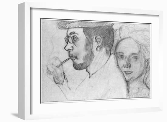 Pierre Bonnard and Marthe Denis, 1899-Maurice Denis-Framed Giclee Print