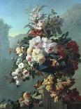 Roses and Other Flowers in an Urn-Pierre Bourgogne-Art Print