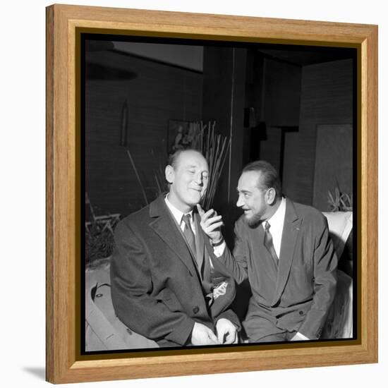 Pierre Brasseur and Bourvil-Beynon-Framed Premier Image Canvas