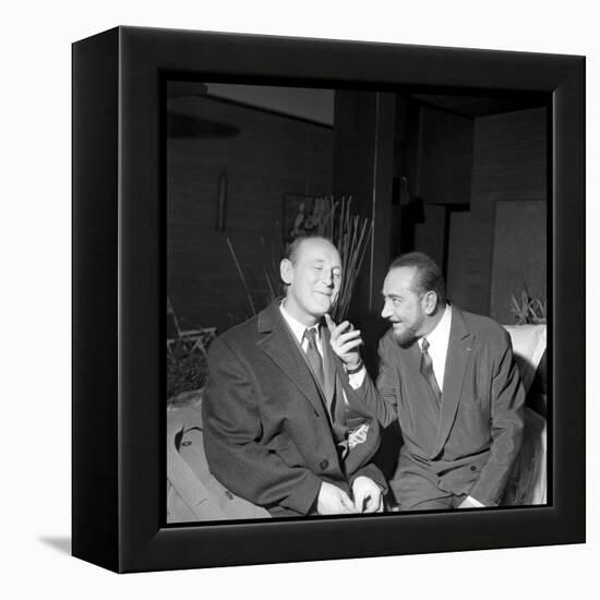 Pierre Brasseur and Bourvil-Beynon-Framed Premier Image Canvas