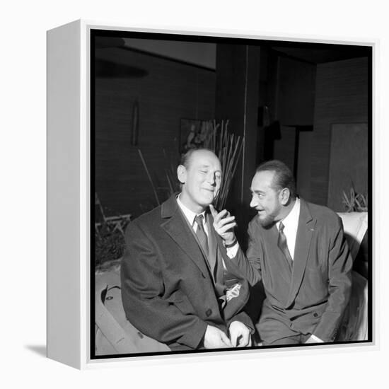 Pierre Brasseur and Bourvil-Beynon-Framed Premier Image Canvas