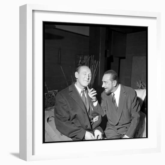 Pierre Brasseur and Bourvil-Beynon-Framed Photographic Print