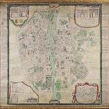 Plan of Paris, 1676-Pierre Bullet-Framed Giclee Print